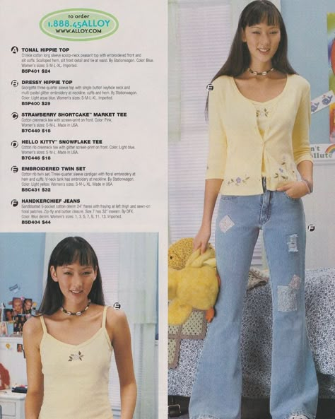 moodboard & inspo ✿✼:*ﾟ:༅ on Instagram: “1999 Alloy Spring Catalog ♡ ♡” 00s Fashion Catalog, Early 2000s Catalog, Alloy Catalog 90s, 1970s Fashion Catalog, 90-00 Fashion, 1997 Fashion Catalog, 1999 Fashion Catalog, 1999 Fashion High School, Vintage Fashion Catalog