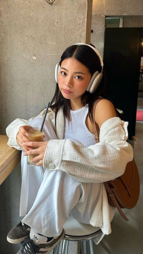 Apple Headphones, Apple Airpods, Headphones, A Woman