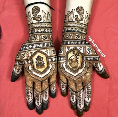 Ganesh Mehndi Designs Bridal, Kankupagla Mehndi Design For Hand, Gangore Mehndi Designs Latest, Kanku Pagala Mehndi Designs, Kankupagla Mehndi Design, Gangore Mehndi Designs, Gangaur Mehendi, Kanku Pagla Mehndi For Hand, Gangour Mehndi Design