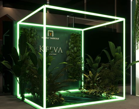 Gohari △ on Behance Garden Lighting Design, Event Booth Design, Event Entrance, Selfie Wall, Green Event, Corporate Event Design, Event Booth, Deco Studio, Event Backdrop