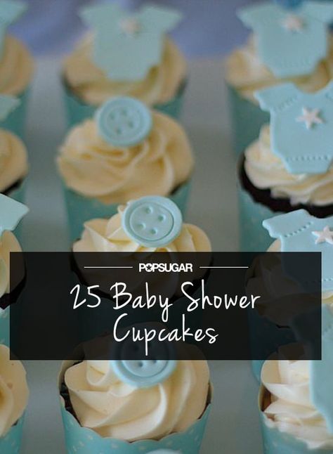 Baby Shower Cupcake Inspiration Baby Rattle Cupcakes, Baby Shower Cupcakes For Boy, Easy Cupcakes Decoration, Baby Boy Cupcakes, Traditional Baby Shower, Bakery Inspiration, Elegant Cupcakes, Sprinkled With Love, Baby Shower Menu