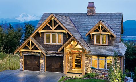 Timber Frame House, Timber Frame Homes, Log Cabin Homes, Timber House, Mountain Homes, Timber Framing, House Goals, Cabin Homes, Style At Home