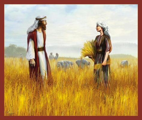 Boaz and Ruth - the most beautiful story in Bible Hiram Abiff, The Story Of Ruth, Ruth And Naomi, Book Of Ruth, Feasts Of The Lord, Classic Romance, 1 Chronicles, Bible Pictures, Biblical Art