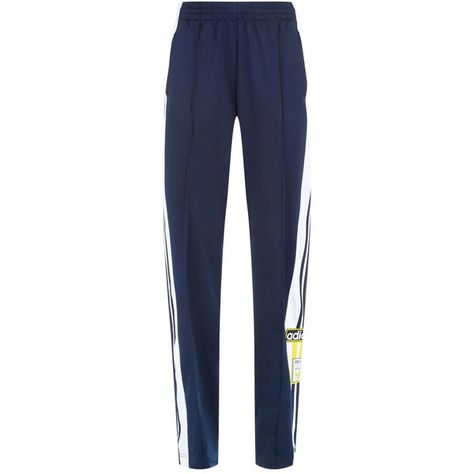 adidas Originals Striped Side Stud Sweatpants (250 BRL) ❤ liked on Polyvore featuring activewear, activewear pants, sports sweatpants, striped sweatpants, adidas originals sweatpants, flare sweatpants and adidas originals Sports Sweatpants, Blue Sweatpants, Striped Sweatpants, Active Wear Pants, Adidas Originals, Sweatpants, Active Wear, Adidas, Shoe Bag