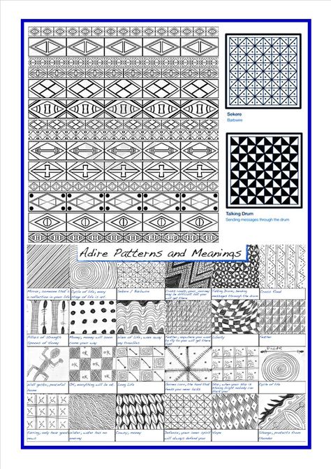 Adire Cloth 4 Adire Patterns, Culture Moodboard, Adire Cloth, Flower Animation, Elementary School Projects, Adire Fabric, Photo Clothes, Indigo Dyed Fabric, Art Education Lessons