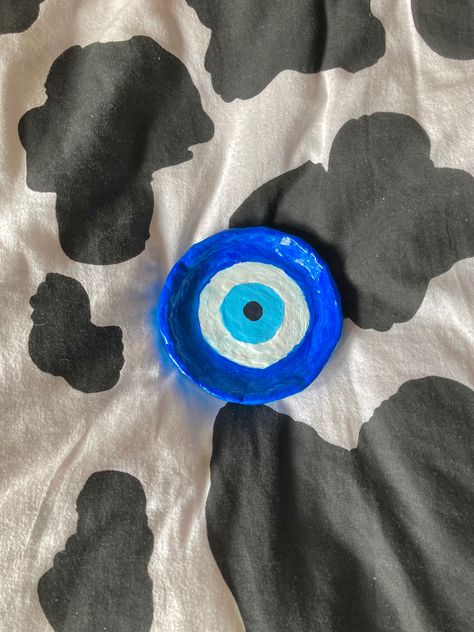 Clay Dish, Clay Magnets, Blue Clay, Lucky Blue, Devil Eye, Blue Eye, Ashtrays, Trinket Dishes, Evil Eye