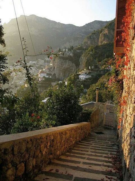 Ancient staircase, Amalfi, Italy Italy Aesthetic, Northern Italy, Pretty Places, Travel Inspo, Travel Aesthetic, Amalfi, Adventure Time, Beautiful World, Travel Dreams