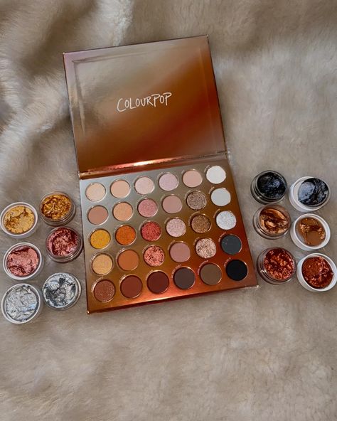 How stunning is @colourpopcosmetics Precious Metals Collection 😍🤌✨ Mega eyeshadow palette It's giving luxurious with the ultimate range of every metal in Matte, Metallic, Pearlescent Glitter and Matte Sparkle finishes. Create everyday neutral looks, warm bronze glam or silver smokey eyes with 30 shades in one palette! jelly much Make 'em jelly with the innovative gel shadow that delivers vibrant metallic colour in one swipe! Its unique water-based formula saturates the pigment for immediate... Silver Smokey Eye, Smokey Eyes, Matte Metallic, Metallic Colors, Eyeshadow Palette, Precious Metals, Jelly, Sparkle, Shades