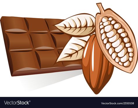 Chocolate Royalty Free Vector Image - VectorStock Chocolate Vector, Custom Chocolate Bars, Chocolate Quotes, Chocolate Logo, Chocolate Diy, Cacao Chocolate, Design Mockup Free, Cadbury Chocolate, Chocolate Design