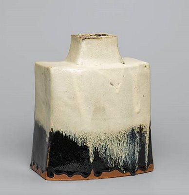 Shoji Hamada, Tenmoku Glaze, Slab Ceramics, Traditional Pottery, Ceramic Urn, Keramik Design, Ceramic Bottle, Slab Pottery, Pottery Techniques