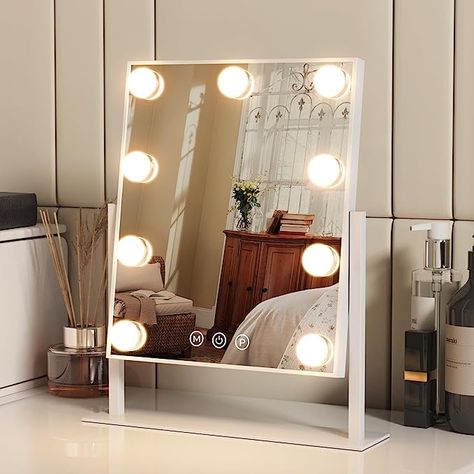 Hollywood Makeup Mirror, Lighted Vanity, Hollywood Vanity Mirror, Hollywood Lights, Vanity Mirror With Lights, Hollywood Mirror, Lighted Makeup Mirror, Desk Mirror, Lighted Vanity Mirror