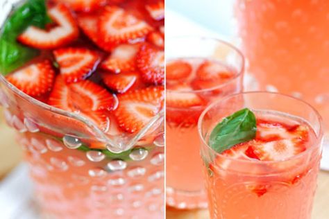 I love throwing parties. I hate how much work it is to throw a party. So over the years I’ve picked up a few shortcuts to make the job a little easier. My favorite of which is: pitcher drinksfridgeYou only need four ingredients: frozen limeade concentrate, fresh strawberries, basil leaves, and tequila. I’ve made lots of pitcher drink recipes over the years, but one of the simplest, and one of the best loved, is my strawberry basil margaritas. Tailgating Drinks, Basil Margarita, Gin Making, Strawberry Basil Margarita, Pitcher Drinks, Pitcher Cocktails, Recipe Strawberry, Strawberry Basil, Fresh Fruit Recipes