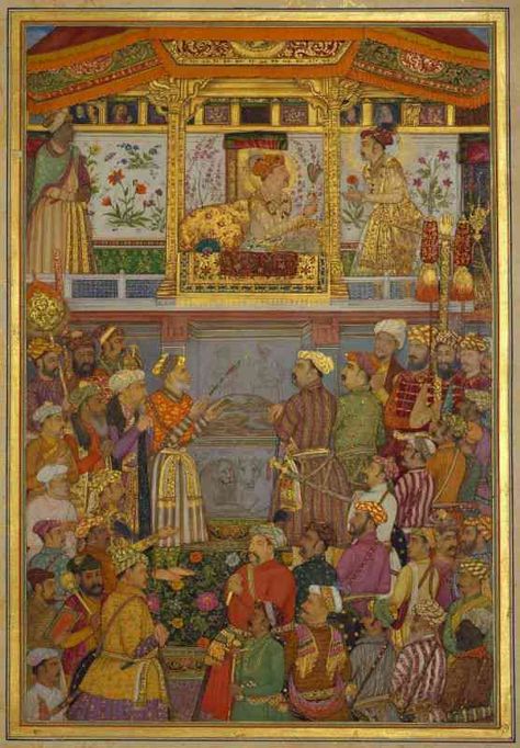 Mughal Miniature, Indian Miniatures, Painting Costume, Mughal Miniature Paintings, Mughal Emperor, Indian Miniature, Cane Baskets, Mughal Architecture, Mughal Art