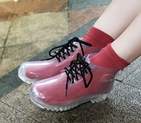 Gum Boots, Transparent Boots, Gum Boot, Clear Boots, Ugg Style Boots, Boots Socks, Rainbow Socks, Vegan Boots, Womens Combat Boots