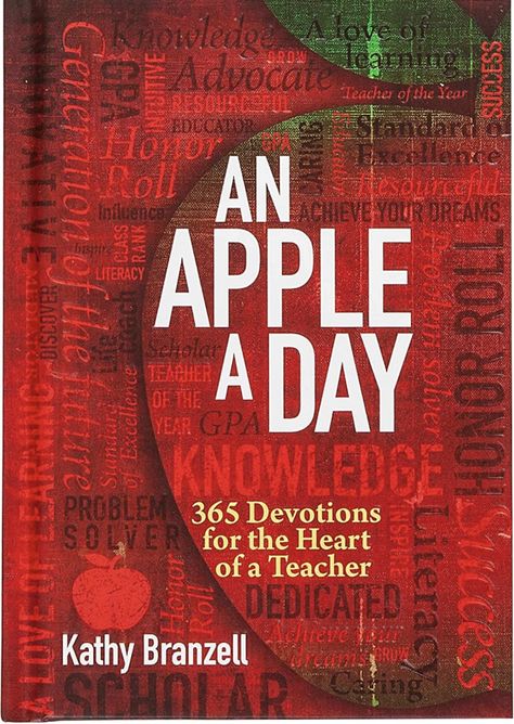 Teacher Devotions, An Apple A Day, Apple A Day, Future Teacher, Devotional Books, Apple A, Stitch Book, Gods Plan, Daily Devotional