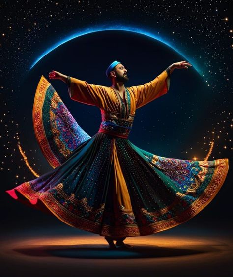 Tanoura Dance, Sufi Night, Sufi Art, Durga Picture, Cafe Logo, Long Shot, Islamic Pattern, Art Generator, Design Posters