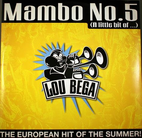 This reminds me of a GREAT holiday with Nat! Mambo Number 5, Mambo No 5, Lou Bega, Music Cds, Number 5, Mambo, No 5, Comic Books, Comic Book Cover