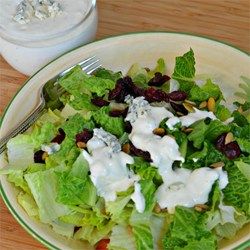 Blue Cheese Horseradish Dressing Allrecipes.com Buttermilk Blue Cheese Dressing, Horseradish Dressing, Garlic Salad Dressing, Blue Cheese Dressing Recipe, Blue Cheese Dressing, Salad Sauce, Steak Sauce, Creamy Garlic, Salad Dressing Recipes