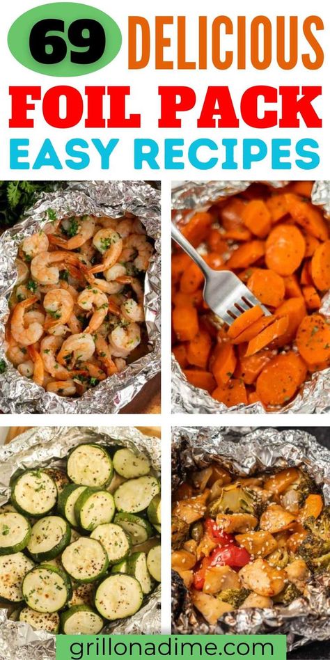 Foil Pack Dinners, Foil Packet Dinners, Foil Pack Meals, Foil Dinners, Dinners Easy, Foil Packs, Foil Packet Meals, Foil Packet, Grill Oven