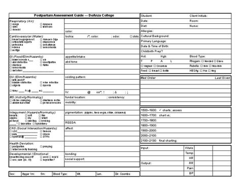 Nursing Clinicals, Nurse Report Sheet, Professional Nurse, Landscape Orientation, Open Office, Cool Tools, Postpartum, Read Online For Free, Nursing