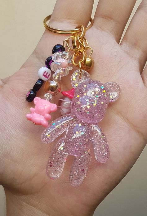 Ball Gowns Fantasy, Resin Keychain, Epoxy Resin Crafts, Little Bear, Acrylic Nails Coffin, Resin Diy, Resin Crafts, Coffin Nails, Resin Art