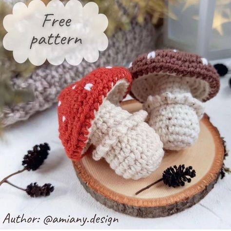 Crochet Snowman, Amigurumi Doll Pattern, Crochet Mushroom, Crochet Panda, Pola Amigurumi, Crochet Mouse, Crochet Bee, Crochet Plant, Crochet Food