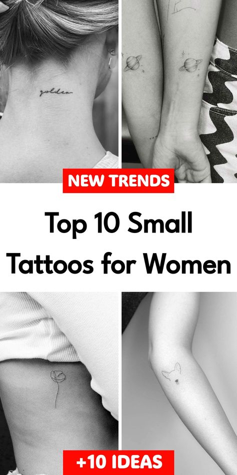 Elegant and timeless small dope tattoos that will never go out of style. Small Tattoos For Buttocks, Beautiful Tiny Tattoos, Amazing Small Tattoos, Tiny Womens Tattoos, Feminine Tattoo Spots, Elegant Tiny Tattoos, Women Small Back Tattoos, Small Happy Tattoos, Feminine Tattoo Locations