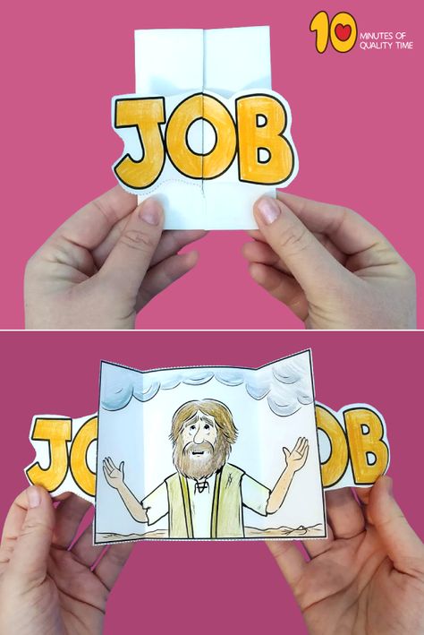 job bible activities Samson Craft, Samson Bible, Job Bible, Sunday School Printables, Homeschool Materials, Bible Crafts Sunday School, Bible Activities For Kids, Bible Story Crafts, Sunday School Crafts For Kids