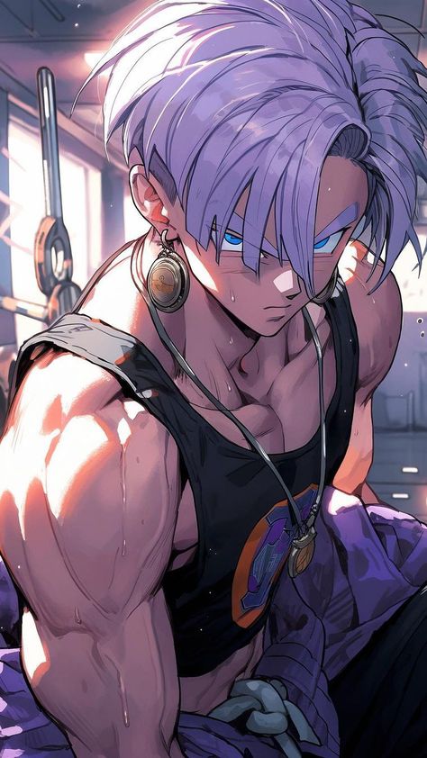 Dragon Ball Wallpaper, Trunks Dbz, Goten Y Trunks, Gym Bro, Ultimate Dragon, Tmnt Characters, Future Trunks, Dragon Ball Painting, Characters Inspiration Drawing