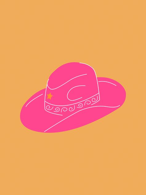 Pink And Orange Cowboy Hat Wallpaper, Cowboy Hat Wallpaper Iphone, Orange Western Aesthetic, Pink Cowgirl Aesthetic, Western Aesthetic Wallpaper, Pink Cowboy Hat, Orange Country, Pink Cowgirl, Cowgirl Aesthetic