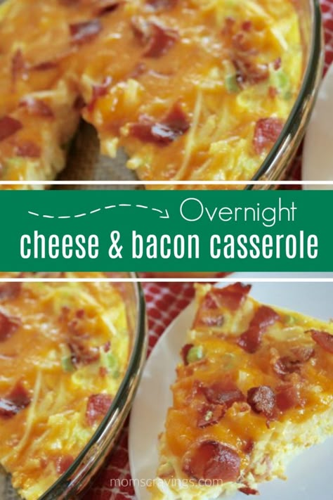 Egg Casserole Recipes With Hashbrowns Bacon, Overnight Breakfast Casserole With Bacon, Overnight Breakfast Casserole Hashbrowns, Overnight Breakfast Casserole With Hashbrowns, Hashbrown And Egg Casserole, Bacon Casserole Breakfast, Egg And Bacon Casserole, Best Overnight Breakfast Casserole, Egg Bake With Bacon