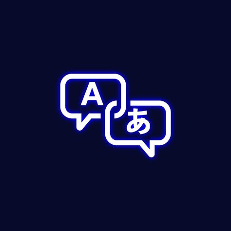 Translate Logo!🦋🖤❄️ Translation Logo, Blue App Icon, App Logo, App Icon, Ios App, ? Logo, Blue