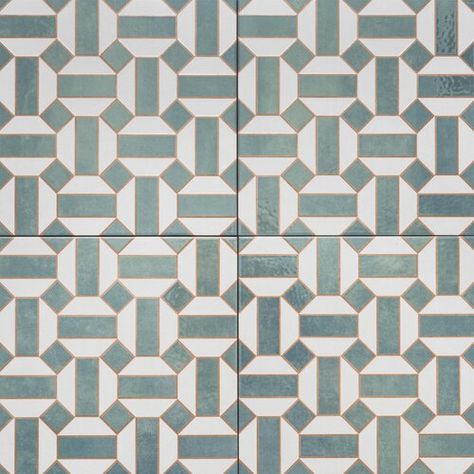 Imagine Tile, Inc. Surfboards 8" x 8" Ceramic Wall Tile | Wayfair Midcentury Cottage, Porcelain Tile Floor Kitchen, Villa Lagoon Tile, Patterned Wall, Tiles For Wall, Shower Floor Tile, Merola Tile, Tile Saw, Encaustic Tile