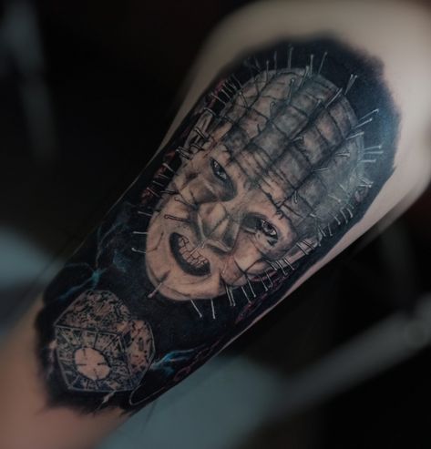 Hellraiser Tattoo, Horror Tattoo, Tattoo Ideas, Tattoos, Nails, Quick Saves