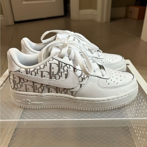 Custom Dior Air Force 1 Dior Air Force, Fashion 2024, Air Force 1, Air Force, Force, Dior, Like New, Womens Sizes, Nike