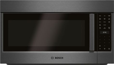 BOSCH - HMV8044U - Over-The-Range Microwave Otr Microwave, Bosch 800 Series, Bosch Kitchen, Black Microwave, Bosch Appliances, Convection Cooking, Microwave Convection Oven, Microwave In Kitchen, Range Microwave