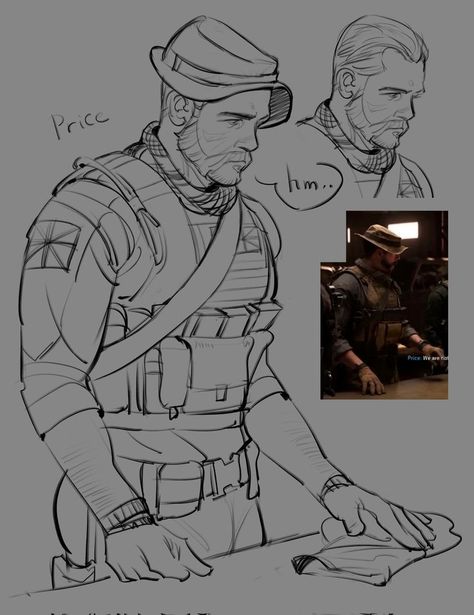 Ghost Soap, John Price, John Mactavish, Call Of Duty Warfare, Sketch Study, Cod Memes, Sketches Ideas, Call Of Duty World, Some Sketches