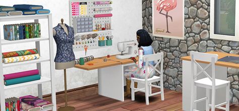 Sewing Sims 4 Cc, The Sims 4 Cc Sewing Machine, Sims 4 Cc Sewing Clutter, Sims 4 Cc Sewing Machine, Sims 4 Hobby Cc, Sims 4 Sewing Machine, Sims 4 Sewing Cc, Sims 4 Cc Hobbies And Skills, Sewing Workshop Studio