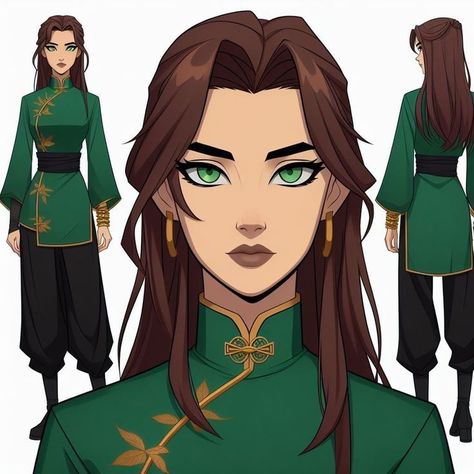 Earth Kingdom Oc, Atla Oc Earth, Earth Kingdom Clothes, Avatar Legends, Oc Rpg, Earth Kingdom, Avatar Dr, Oc Manga, Dragon Princess