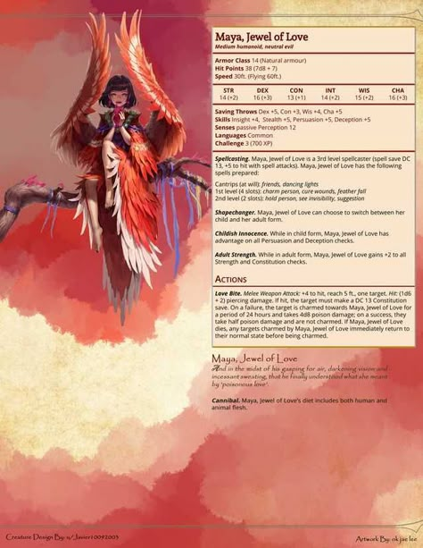 Dnd Enemies, Homebrew Monsters, Dungeons And Dragons Races, Dnd Monster, Dnd Creatures, Dnd Stories, Mythical Monsters, Creature Character, Dnd Classes