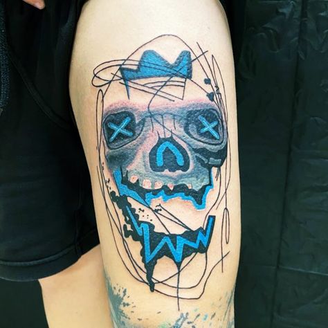 Skull tattoo abstract design Abstract Skull Tattoo, Tattoo Abstract, Abstract Skull, Abstract Tattoo, Skull Tattoo, Abstract Design, Art Inspiration, Tattoos, Quick Saves