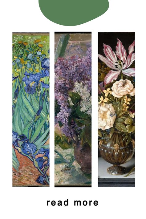 If you’re looking for a beautiful painting of flowers, look no further. Here are the Most Famous Flower paintings. We’ve covered IRISES by Van Gogh, Bouquet of Flowers by Edouard… Van Gogh Flower Paintings, Famous Flower Paintings, Vase With Fifteen Sunflowers, Beautiful Paintings Of Flowers, Klimt Flower Garden, Hallway Wall Art, Painting Of Flowers, Simple Subject, American Impressionism