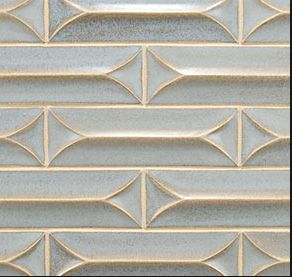 Ann Sacks Peaked Diamond Fired Ceramic Tile Ann Sacks Tile, Dimensional Tile, Ann Sacks Tiles, Ann Sacks, Tile Inspiration, Tile Wall, Beautiful Tile, Modern Ceramics, Stone Mosaic