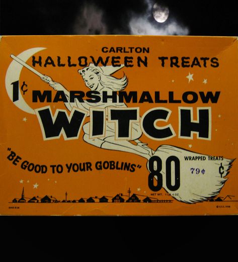 Candy Advertising, 1970s Halloween, Vintage Halloween Candy, Halloween Images, Witch Halloween, Christmas Past, Retro Halloween, Hallows Eve, Halloween Candy