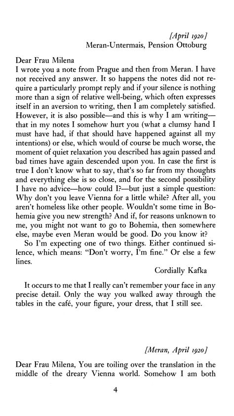 Dear Milena Franz Kafka, Frank Kafka Letters To Milena, Letters To Melina Kafka, Letters To Milena Book, Letters To Milena Quotes, Letter To Milena, Letters To Milena Kafka, Kafka Milena, Classic Literature Quotes