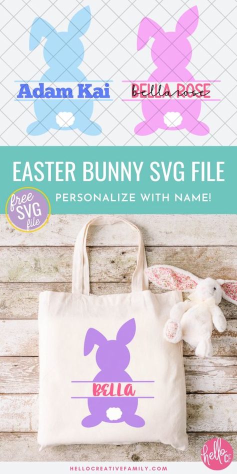 Free Easter Svg, Diy Easter Baskets, Diy Easter Treats, Easter Tote Bags, Easter Totes, Easter Canvas, Easter Svg Files, Easter Bunny Svg, Easter Bags