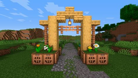 Arch Ideas Minecraft, Arch Minecraft Ideas, Archway Minecraft Ideas, Minecraft Garden Arch, Archways Minecraft, Minecraft Archway Ideas, Minecraft Archway Entrance, Archway Minecraft, Minecraft Archway