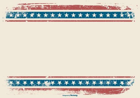 Patriotic Grunge Style Background Retro Banner, Vintage Aesthetic Retro, Style Background, Aesthetic Retro, Twitter Banner, Grunge Style, Free Vector Art, Labor Day, Vintage Aesthetic