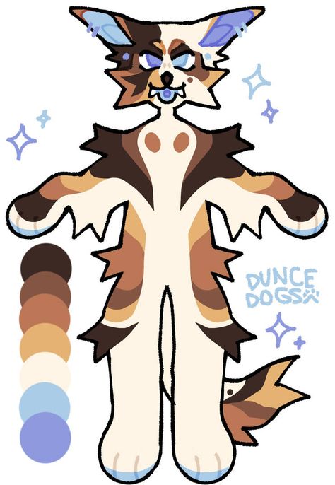 Adoptable Fursona, Fursona Types, Fursona Markings, Open Fursona Species, Fursona Adopt, Unique Fursona Species, Adopt Idea, Swag Art, Cute Doodles Drawings