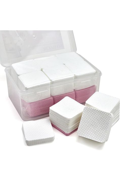 Lint Free Nail Wipes1080PCS- Non-Woven Soft Nail Polish Remover Pads, Nail Polish Remover Wipes- Lint Free Wipes for Nail Polish Remover Eyelash Extensions Nail Art- DIY Nail Supplies White and Pink Soft Nail, Nail Polish Remover Pads, Soft Nails, Nail Supplies, Polish Remover, Nail Polish Remover, Nail Supply, Nail Art Diy, Accessories Bags